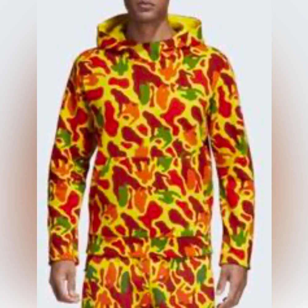 Adidas x Pharrell Williams NERD Yellow ERG Glo Hoodie M‎